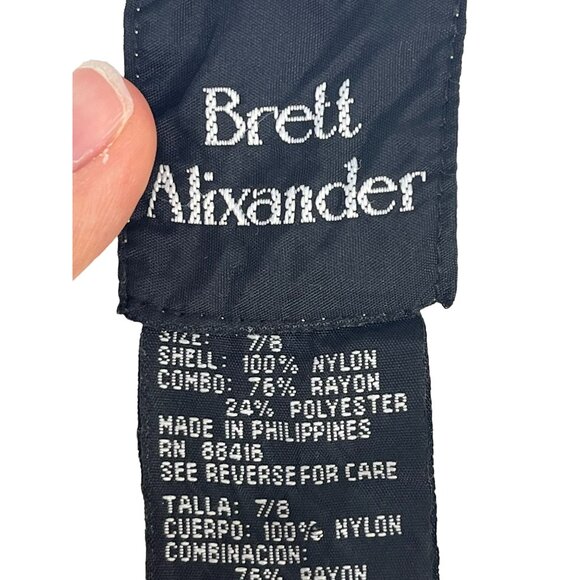 Brett Alixander Mini Dress M Ivory White Lace Short Sleeve Button Front Belted - Picture 3 of 4